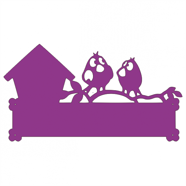 Адресная табличка два воробья - ZipCNC.ru