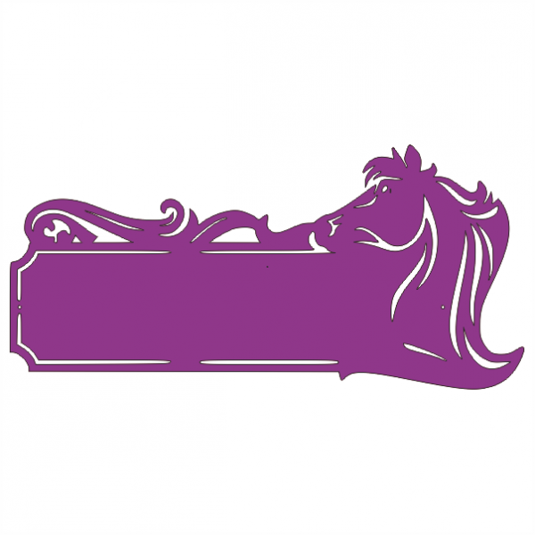 Адресная табличка голова лошади - ZipCNC.ru